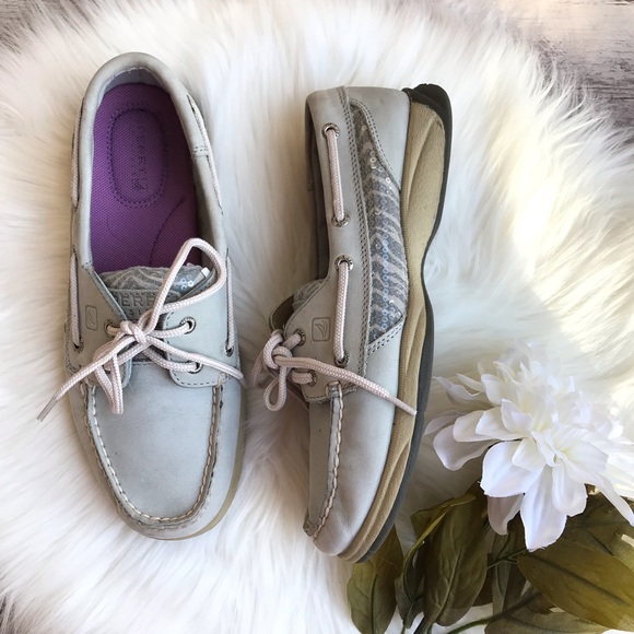 Sperry Shoes - Sperry Topsider Bluefish sequin boat shoe SZ 7